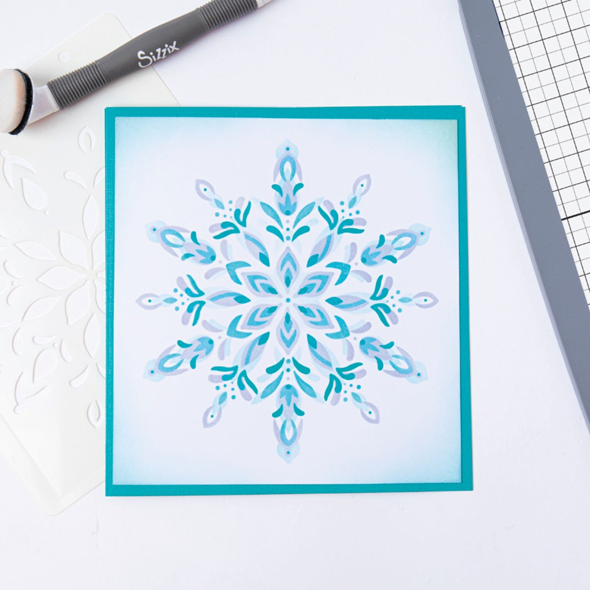 Sizzix Layered Stencils 4PK - Snowflake – Sizzix.com