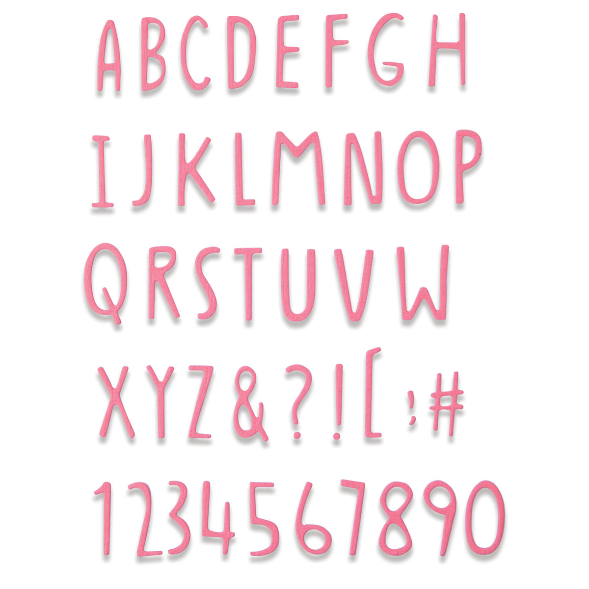 Sizzix Thinlits Die - Hand Drawn Alphabet – Sizzix.com