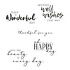 Sizzix Clear Stamps Set 5PK - Sunnyside Sentiments #5