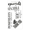 Sizzix Clear Stamps Set 5PK - Sunnyside Sentiments #8