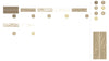 Sizzix Thinlits Die Set 7PK - Woodgrain, Colorize by Tim Holtz