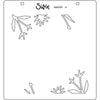 Sizzix Layered Stencils 4PK - Botanical Border by Jennifer Ogborn