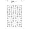 Sizzix A6 Layered Stencils 4PK - Geo Crystals