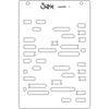 Sizzix A6 Layered Stencils 4PK - Cosmopolitan, Downtown by Stacey Park