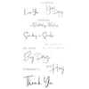 Sizzix Clear Stamps Set 14PK - Daily Sentiments #2 by Lisa Jones