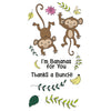 Sizzix Clear Stamps Set 15PK - Going Bananas by Catherine Pooler