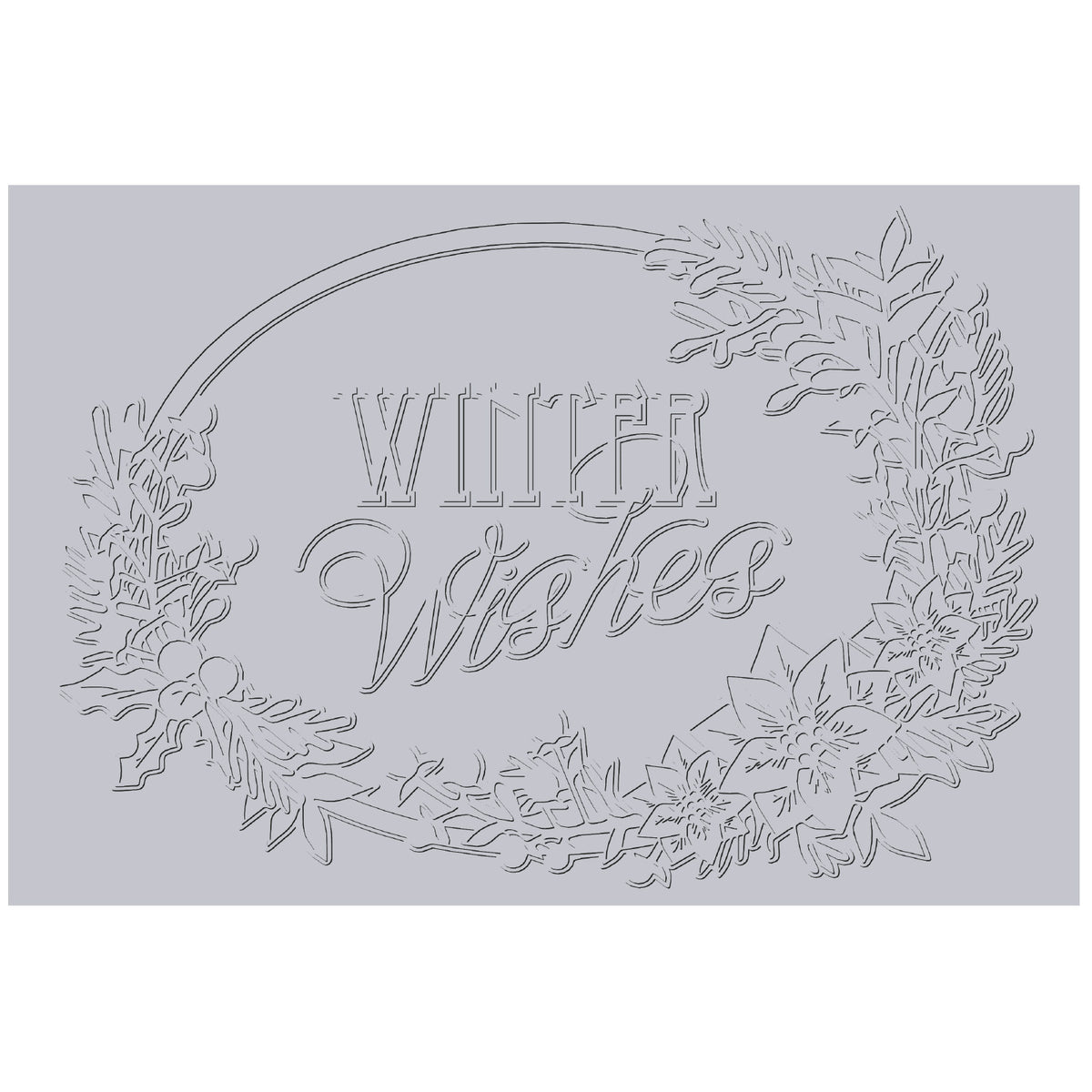 Sizzix 3-D Textured Impressions Embossing Folder - Winter Wishes ...