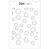 Sizzix A6 Stencil 4PK - Serene Sophisticate #2 by Stacey Park