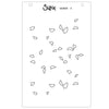 Sizzix A6 Stencil 4PK - Serene Sophisticate #2 by Stacey Park