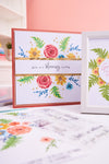 Sizzix Layered Clear Stamps Set 20PK - Painted Florals